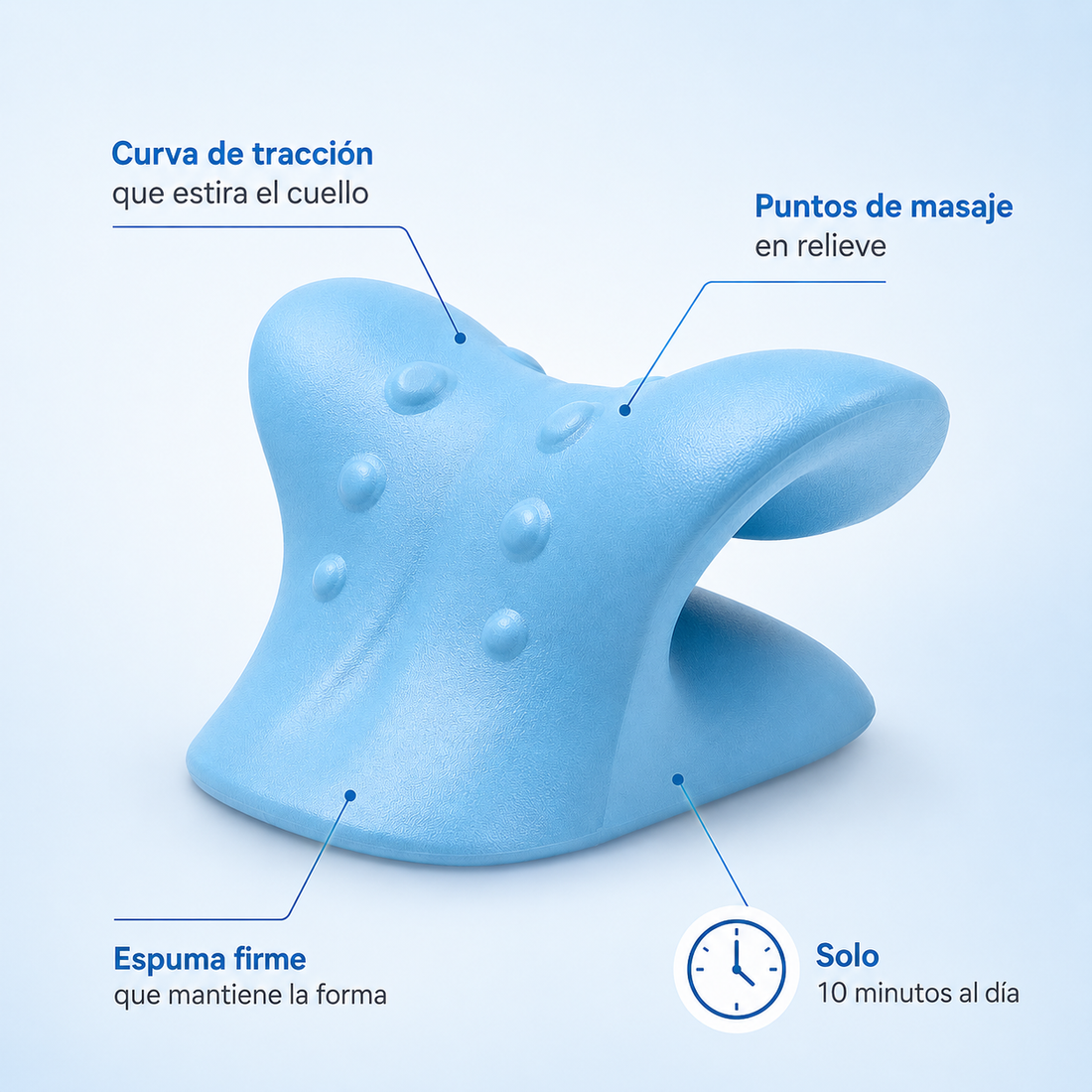 Velora Neck™ — Almohada Cervical de Tracción | Alivio del Cuello en 10 Minutos al Día